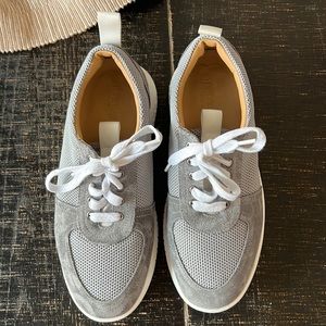 Hermes size 9 grey color used shoes